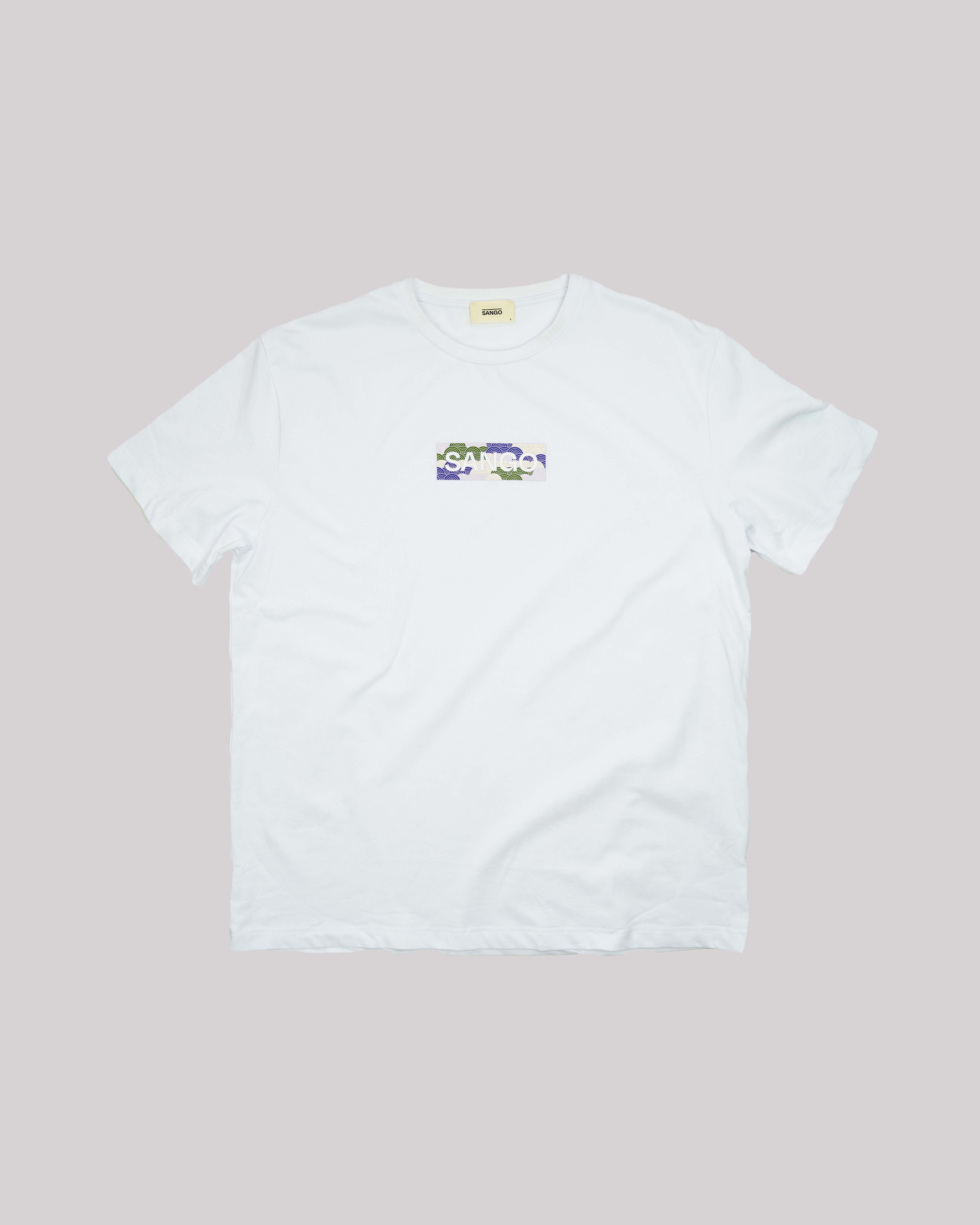 Sango Seigaiha Box Logo Tee - Mohave-thumbmail-1