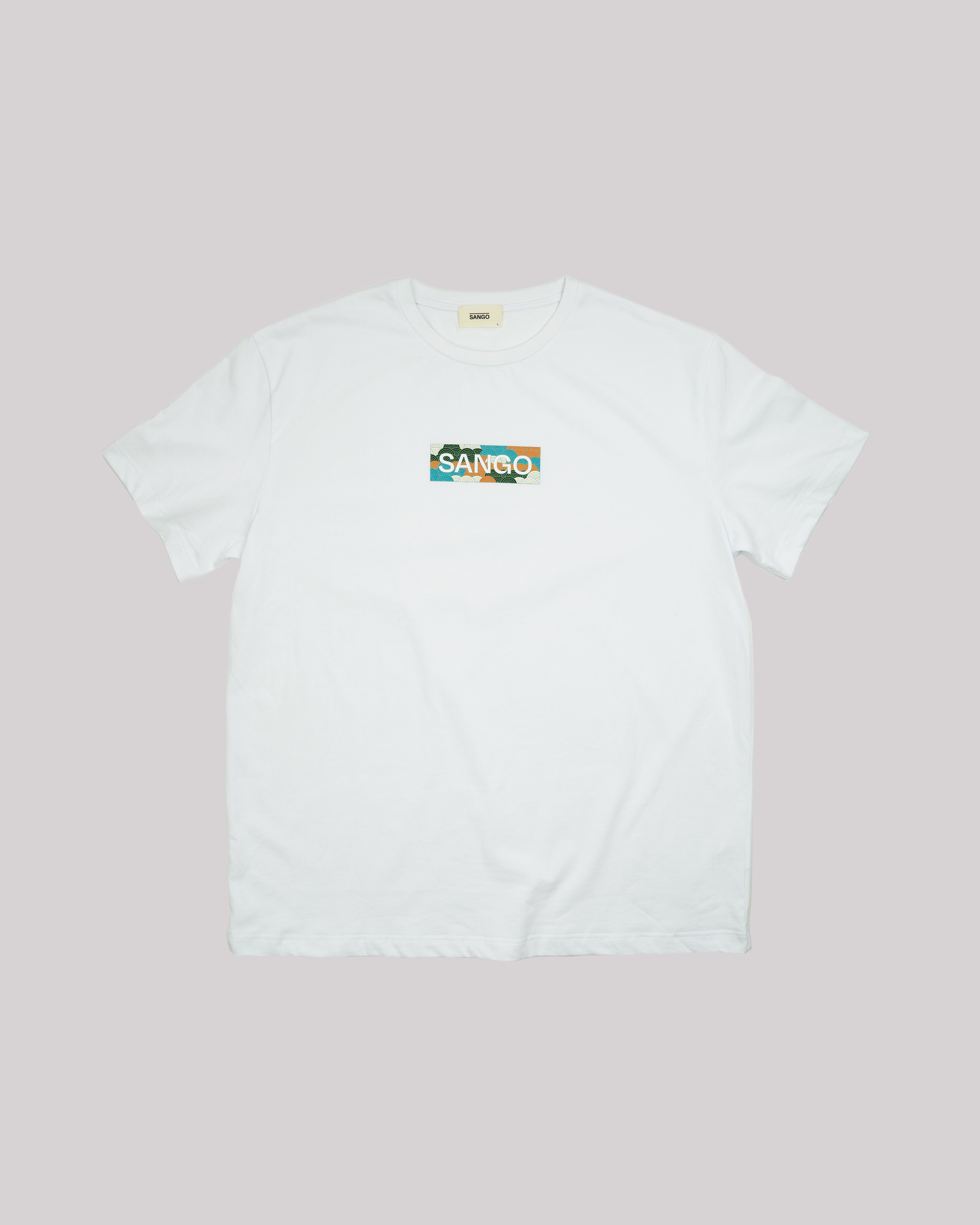 Sango Seigaiha Box Logo Tee - Tropic-thumbmail-1
